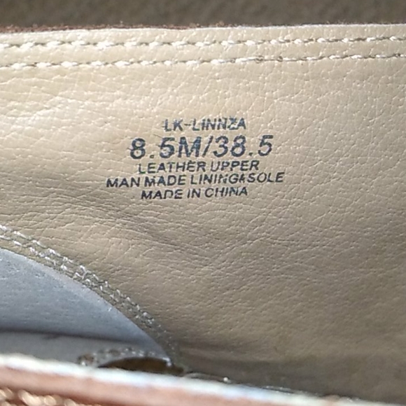 Lucky Brand Leather open toe shoes 8.5 - Picture 4 of 12